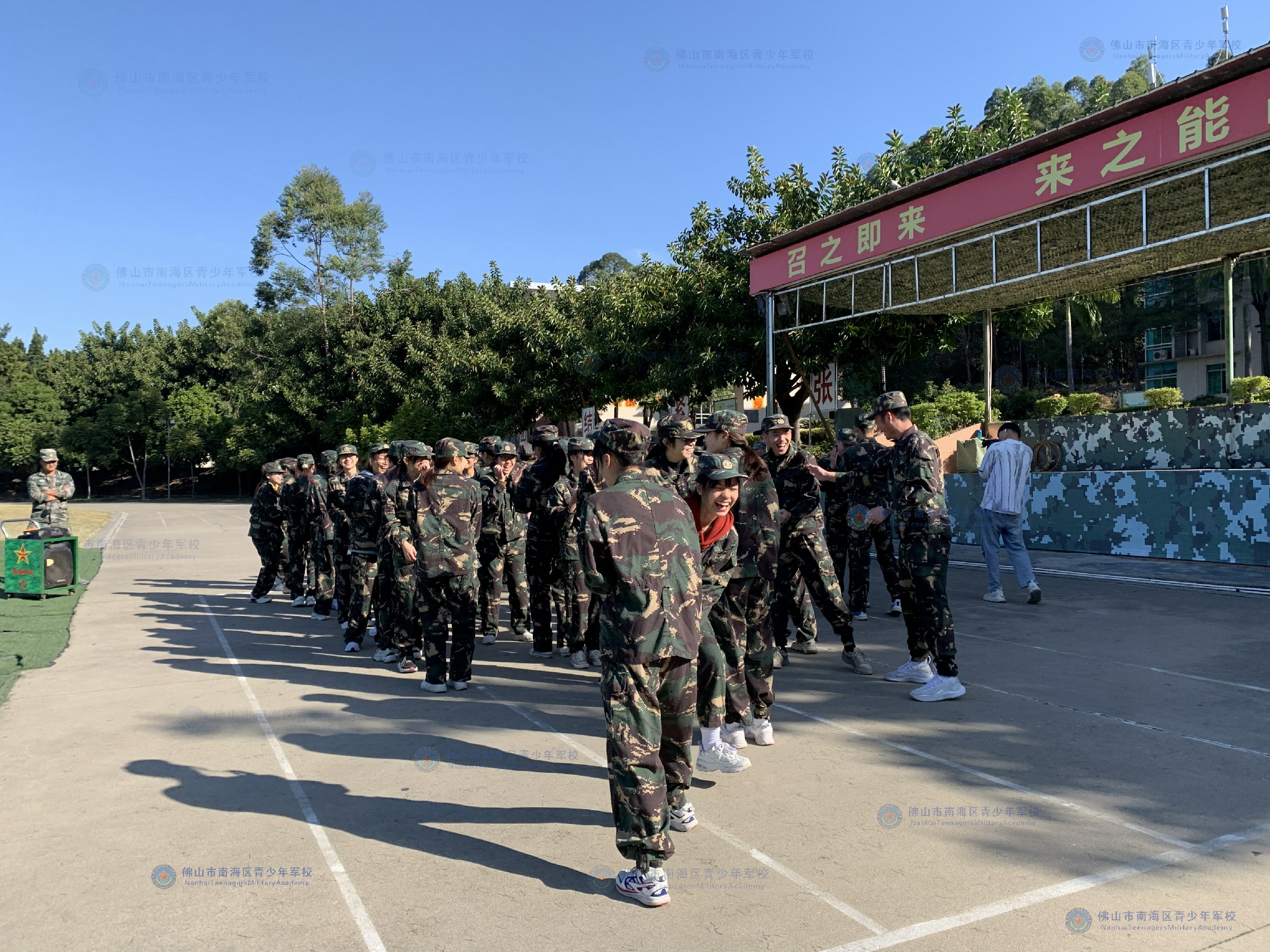 南海青少年军校|佛科院经济管理学院,交通与土木建筑学院拓展图集